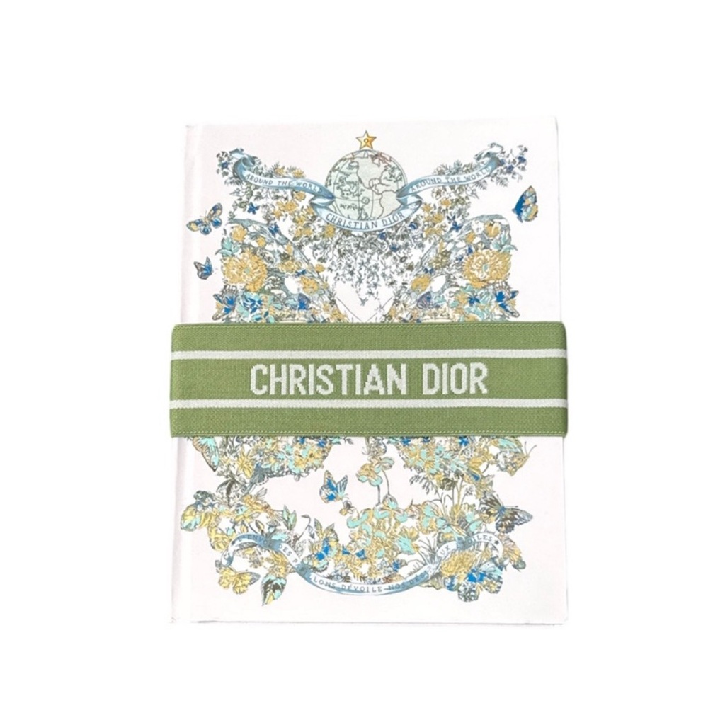 DIOR Butterfly Around the World Motif Notebook